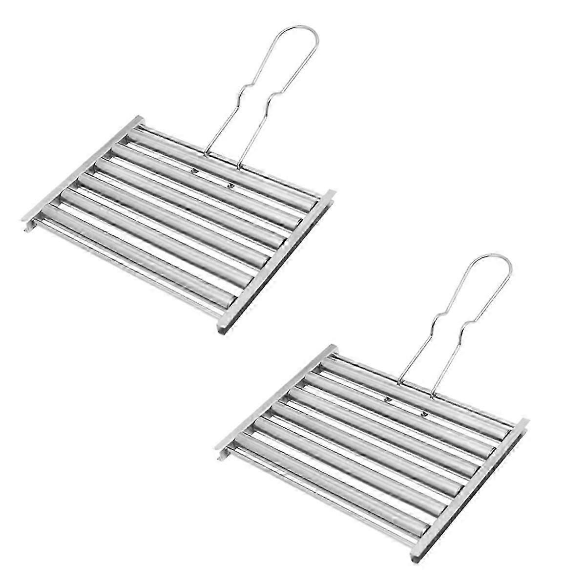 Large stainless steel hot dog roller