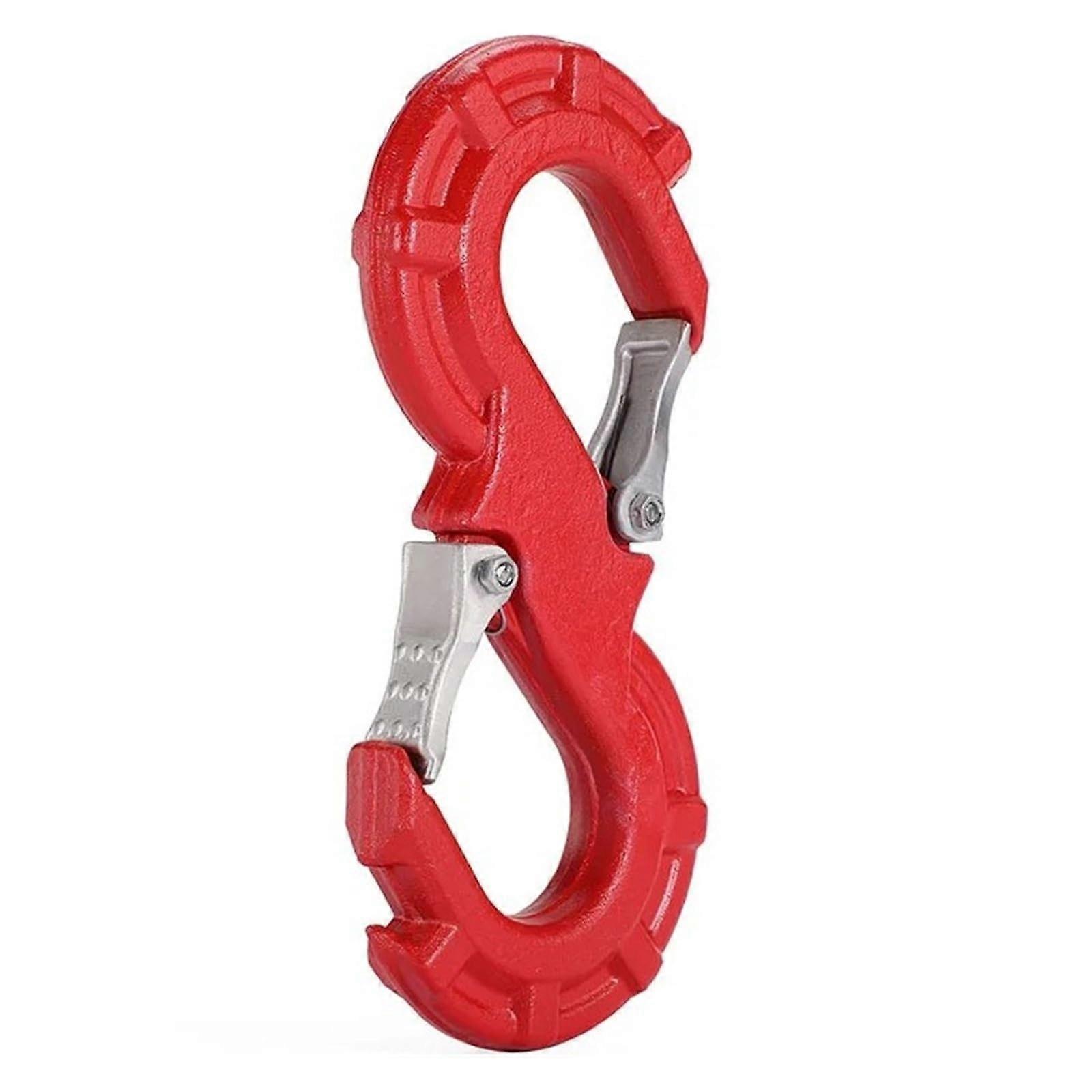 Universal Portable SType Towing Hitch Shackle for OffRoad Vehicles, SUVs, and Trailers – Red Towing Accessory