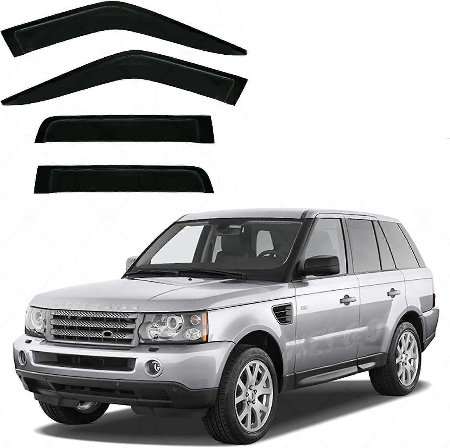 Side Window Wind Deflector for Range Rover Sport MK1-L320 2004-2013, Rain and Snow Protection, Custom Fit, Black