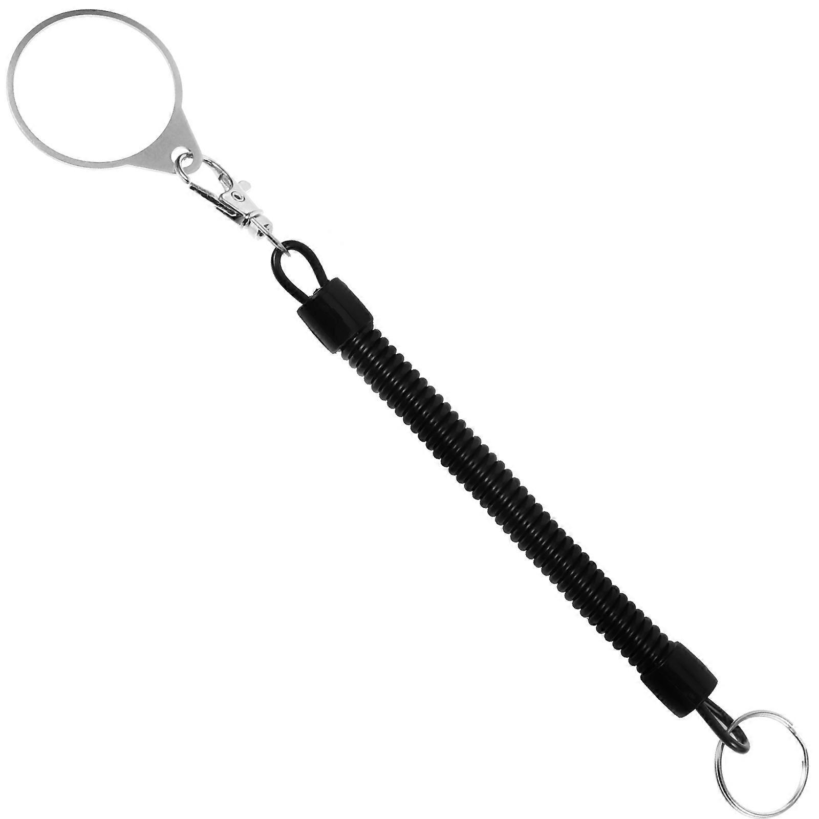Plastic Metal Detector Accessory Black Adjustable Chain Buckle for DIY Use with Durable Reliability