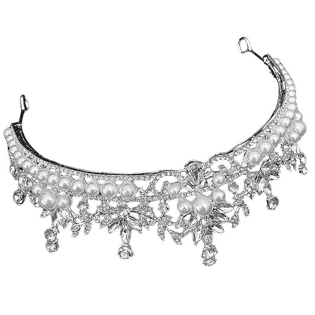 Celebration Tiara Crown, Secure Pin Loops Included, Elegant Bridal Accessory