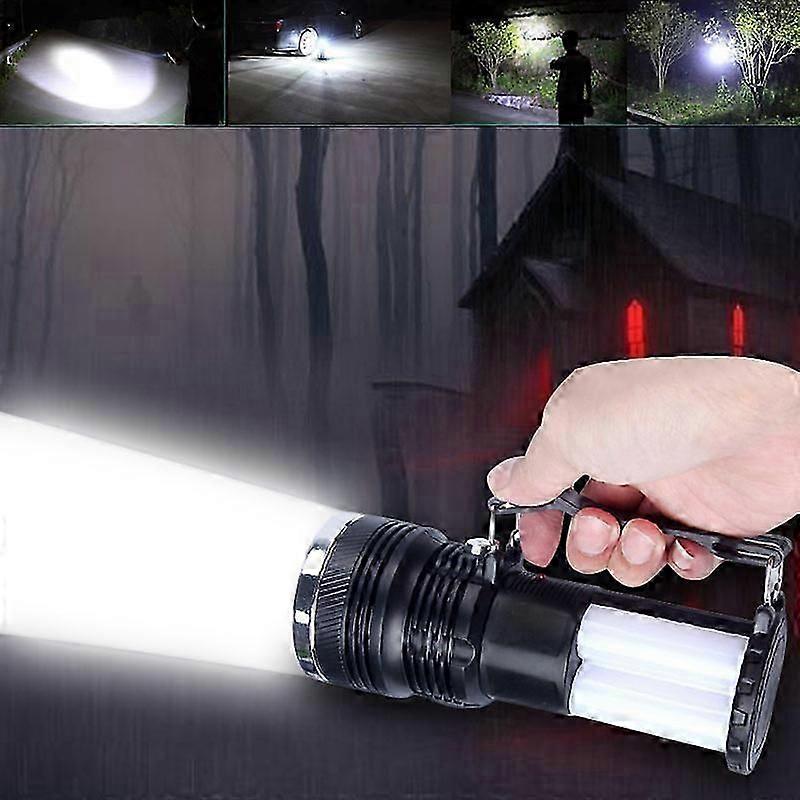 Solar-Powered LED Camping Lantern  Rechargeable Light for Outdoor Adventures