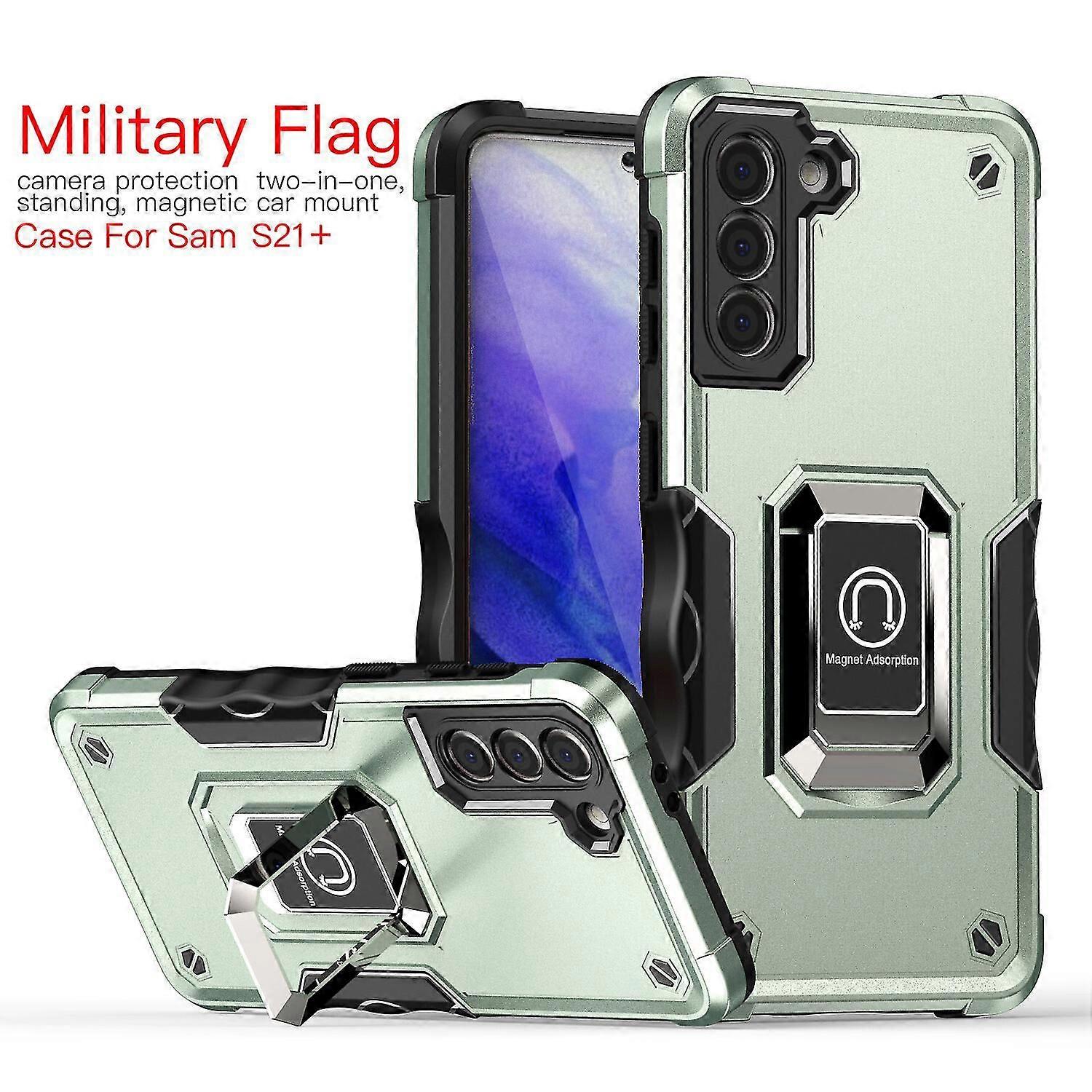 Case for Samsung S21 Plus Shockproof Magnetic With Ring Holder