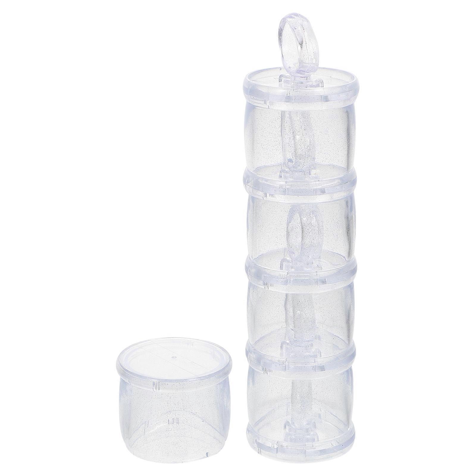 5Pack Transparent Nail Display Rack For Manicure Beauty Supply In Nail Salon Or Training Process Use