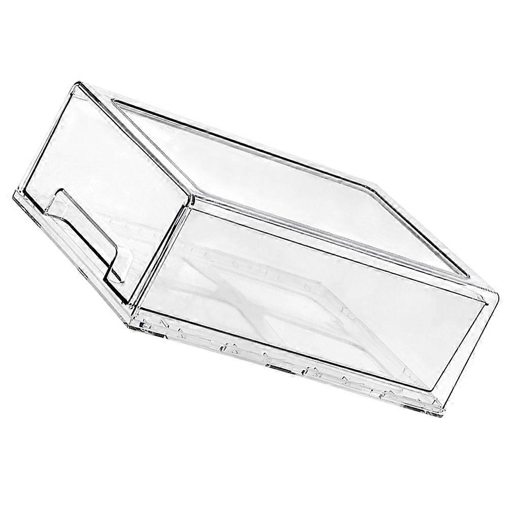 Transparent Plastic Storage Box for Decor Use with Scientific Structure and PET Material