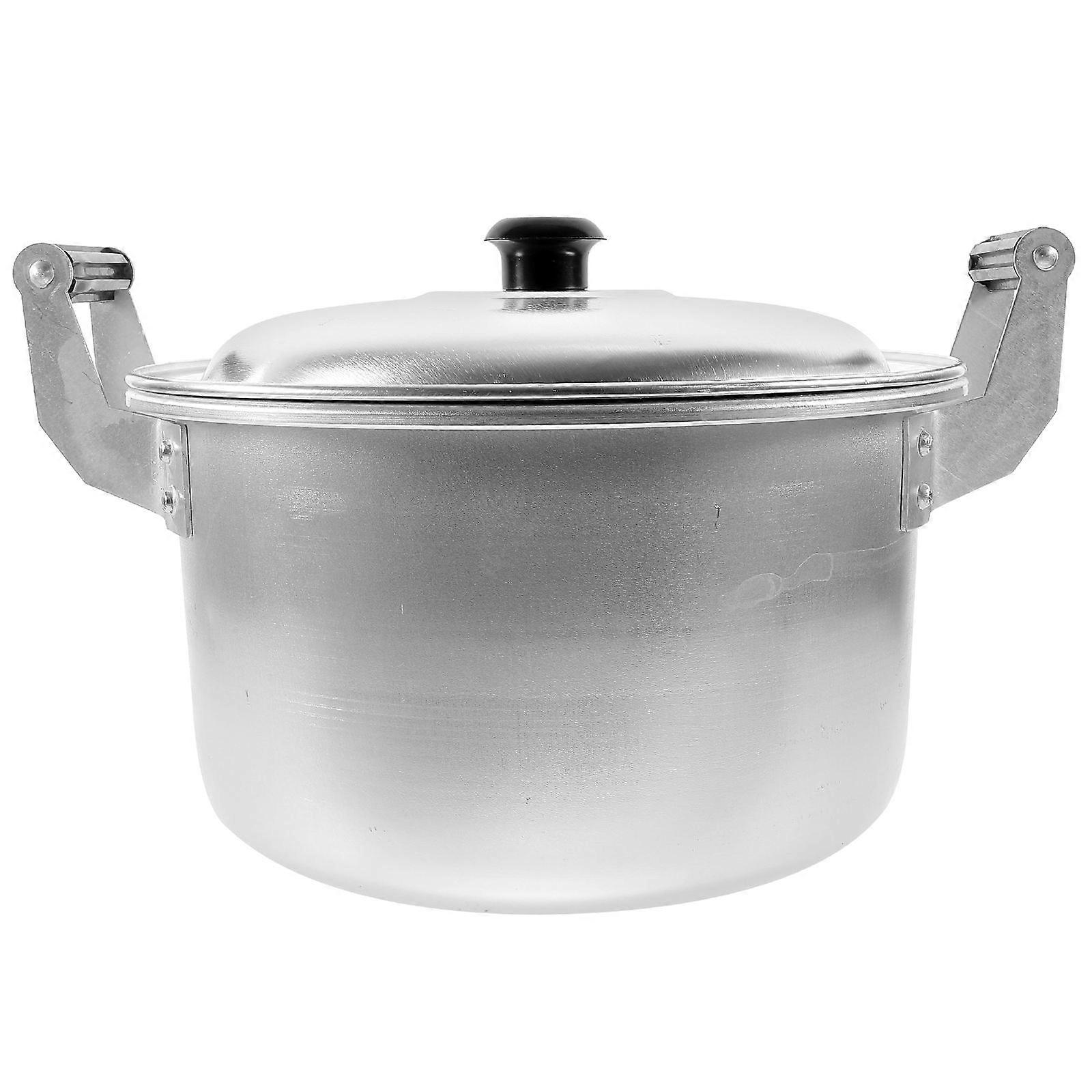 Round Noodle Cooking Pot With Lid And Double Handles Suitable For Professional Kitchens 22cm 1Set