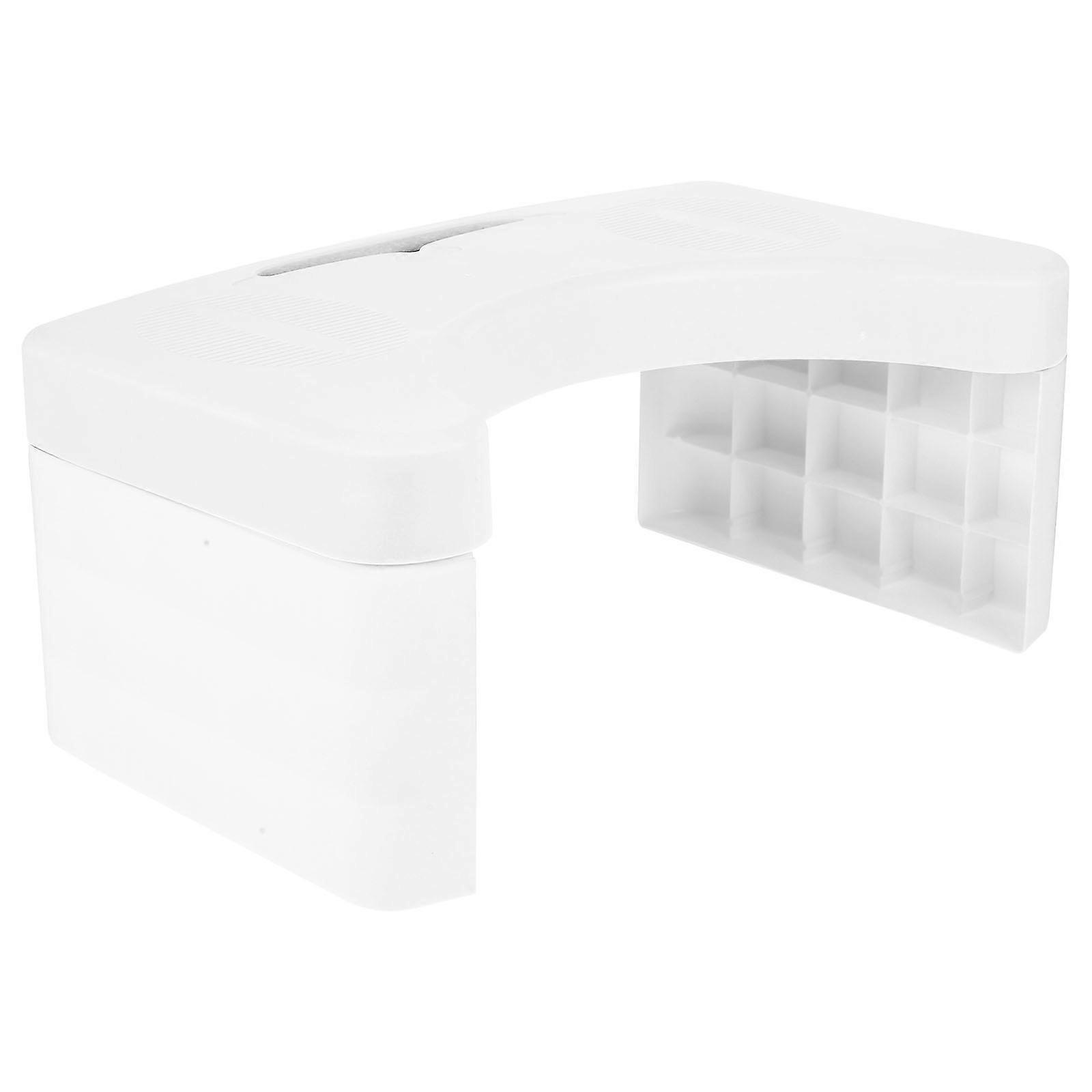 Bathroom Stool White PP Home Footstool for Optimal Squat Position