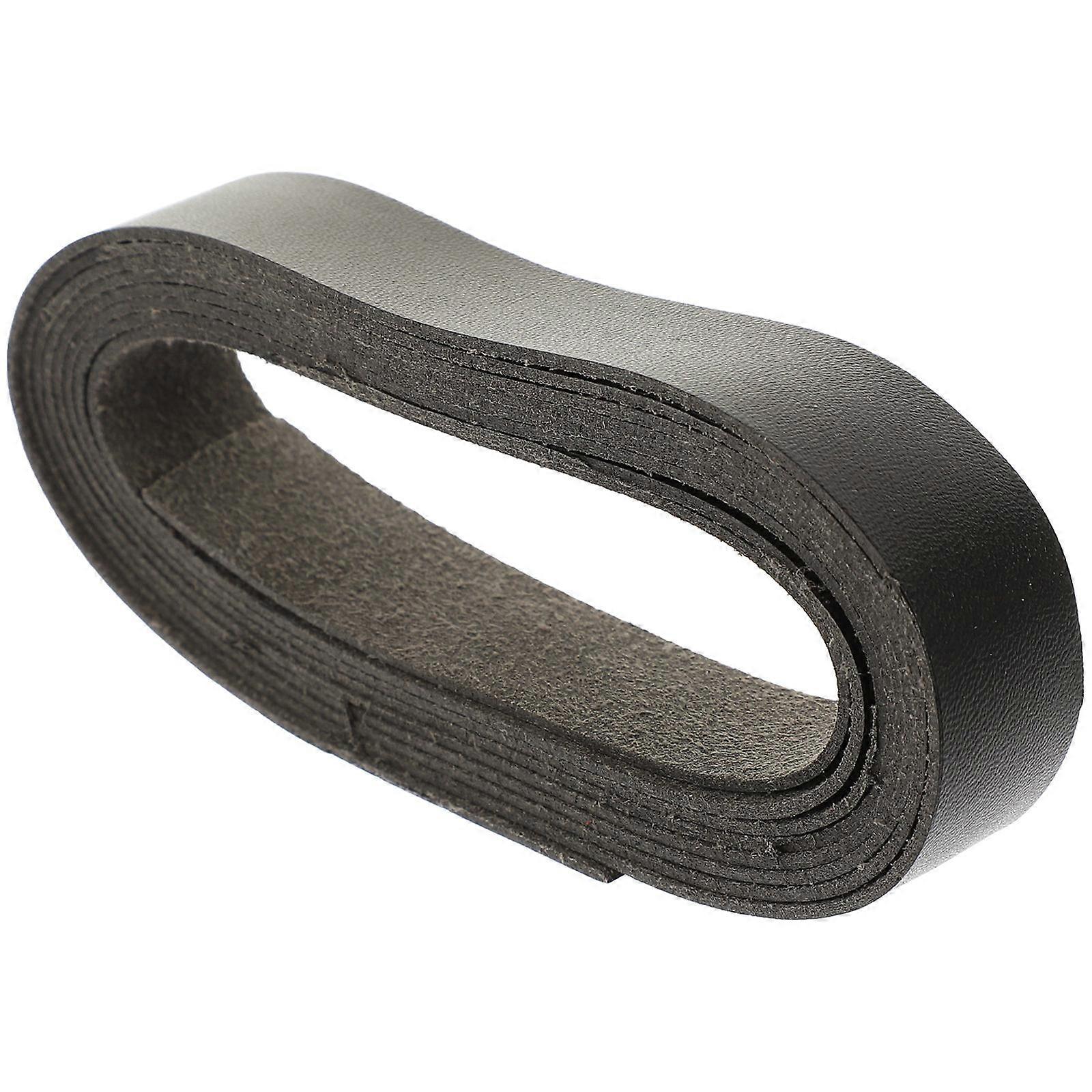 Black Straps for DIY Crafts Making Durable and Practical Ideal for Belts Collars and Watchbands 1 Roll