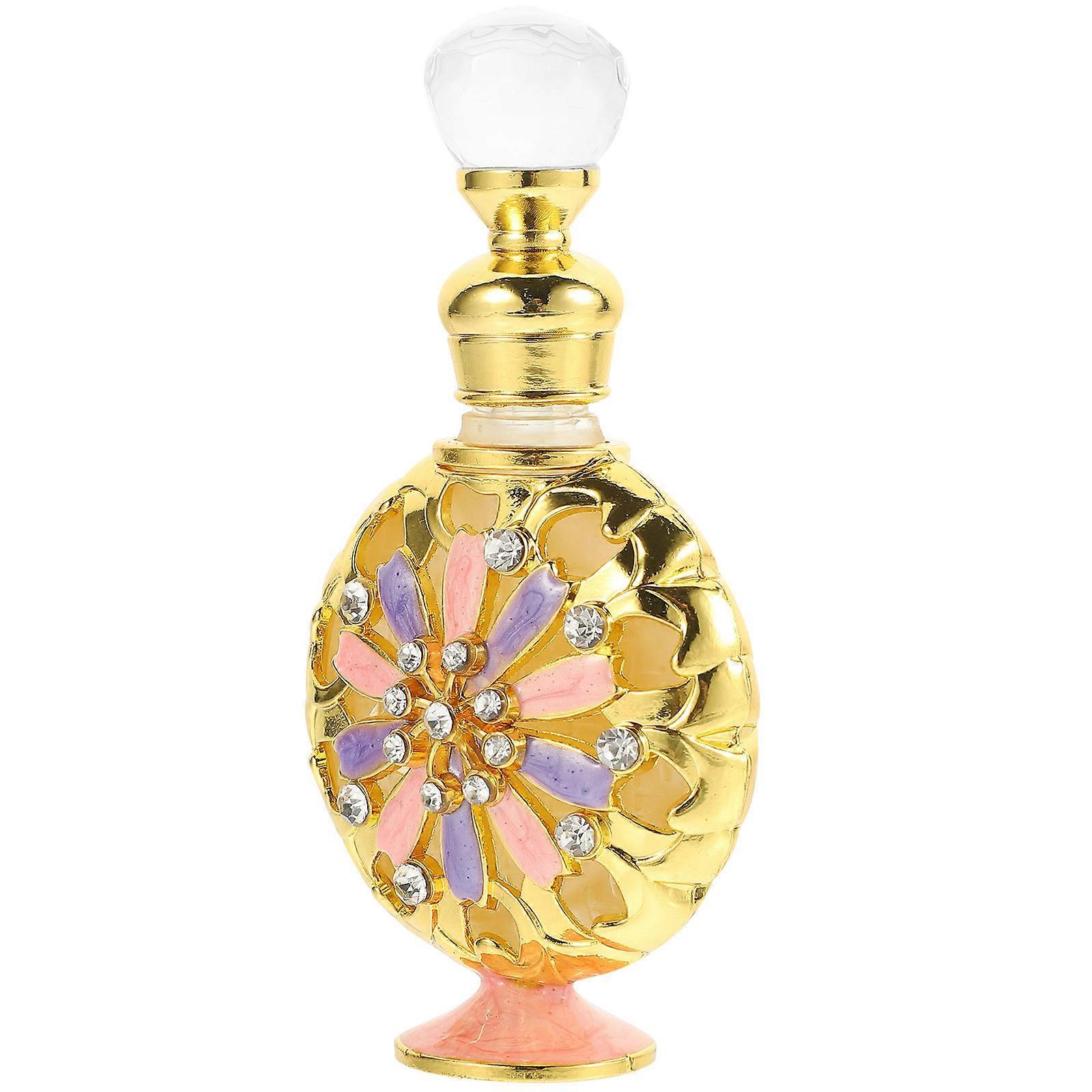 Golden Refillable Empty Perfume Bottle Luxury Design For Indoor Use 30ml 1Pcs