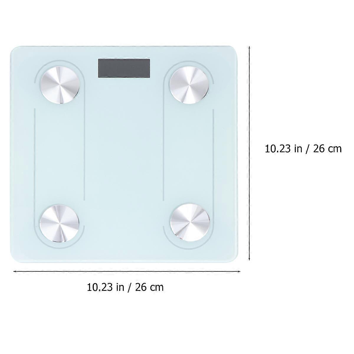 Household Electronic Scale Intelligent Weight Scale Round Shape For Daily Use 1Pcs
