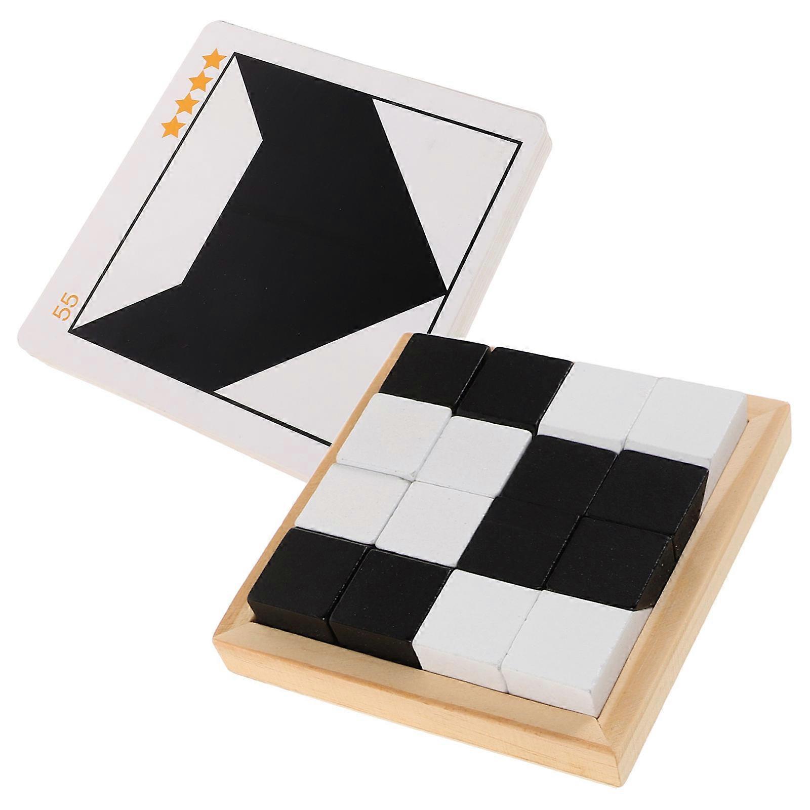 Wooden Jigsaw Puzzle for Decor with Fine Craftsmanship and Unlimited Creative Combinations Multi