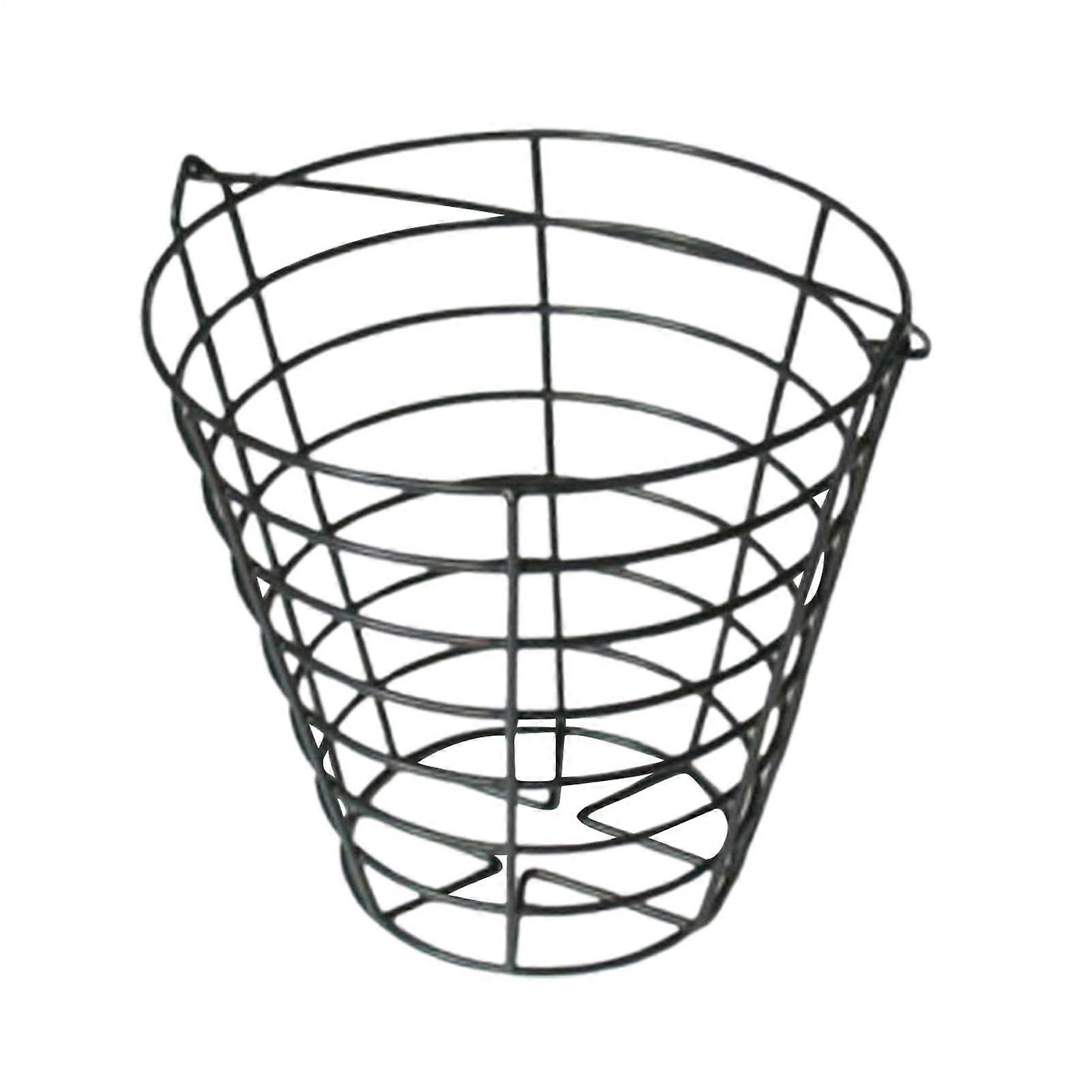Golf Ball Bucket Organizer With Portable Handle, Corrosion-Resistant Wire, Driving Range And Garden Use