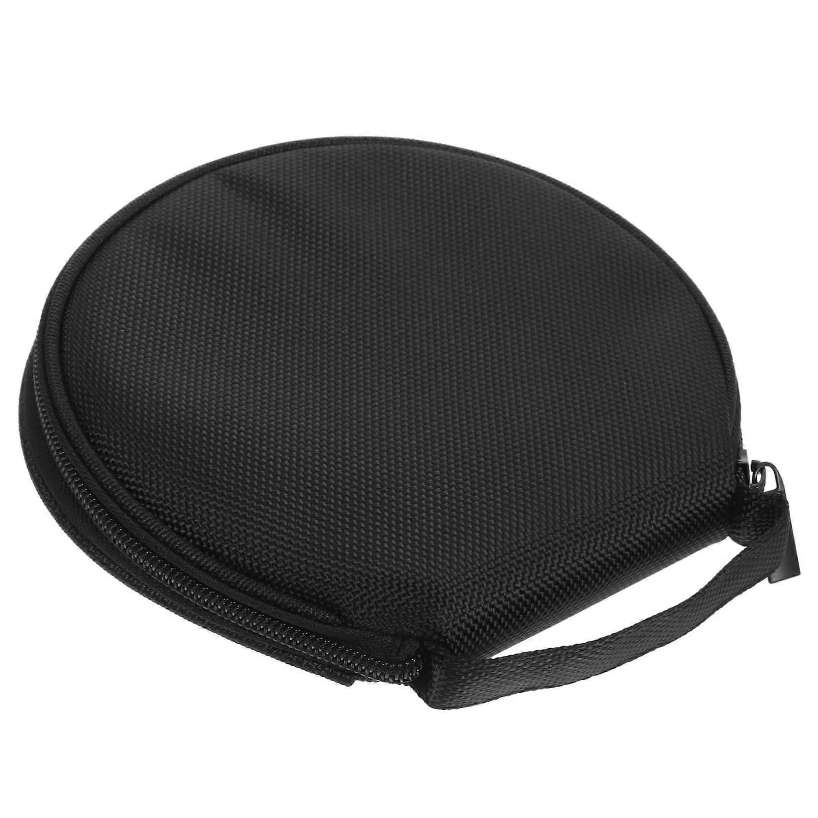 Round CD Storage Bag, Small, 20-CD Capacity, Portable Disc Organizer Box For CDs And DVDs
