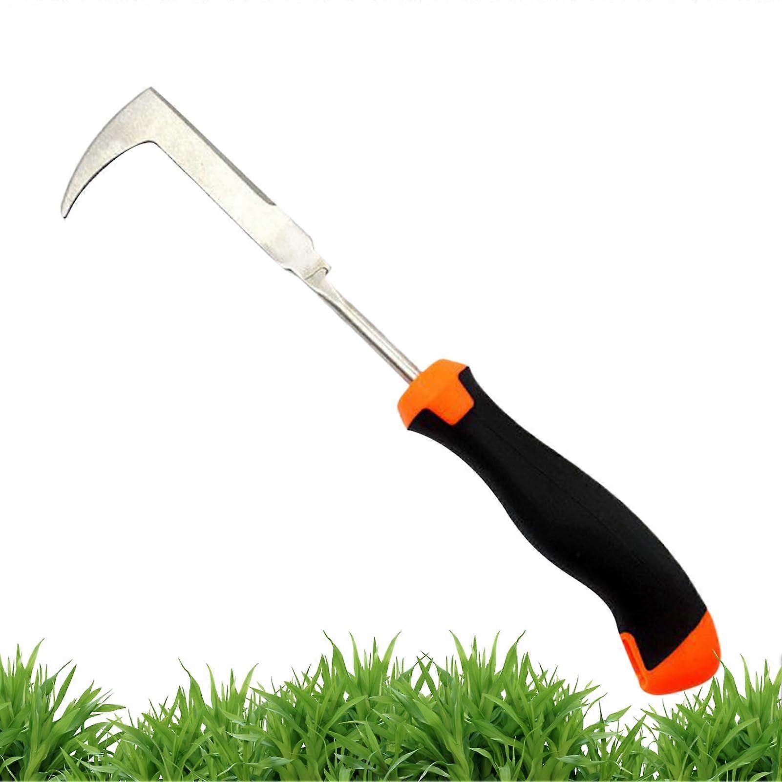 Stainless Steel Hand Weed Puller Tool for Garden Lawn Grass Removal with Root Extractor