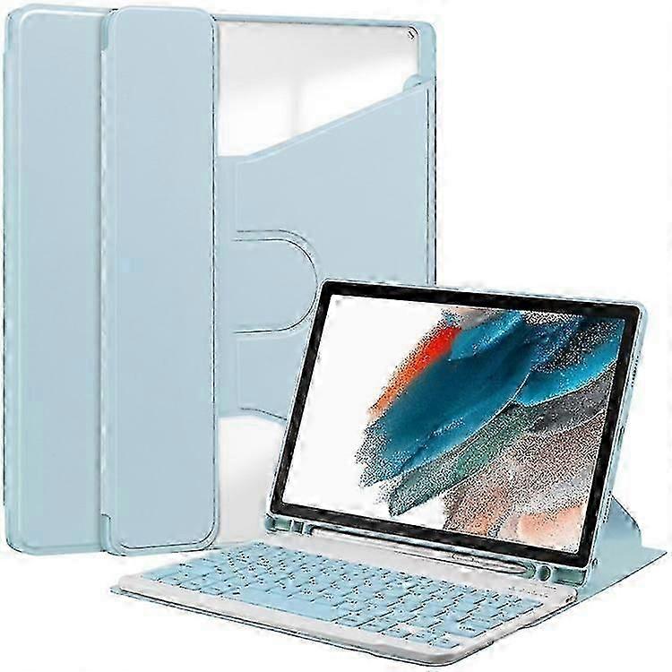 Compatible For Samsung Galaxy Tab A8 10.5 (2021) / (2022) Case Rotary Stand Tablet Cover with Bluetooth Keyboard