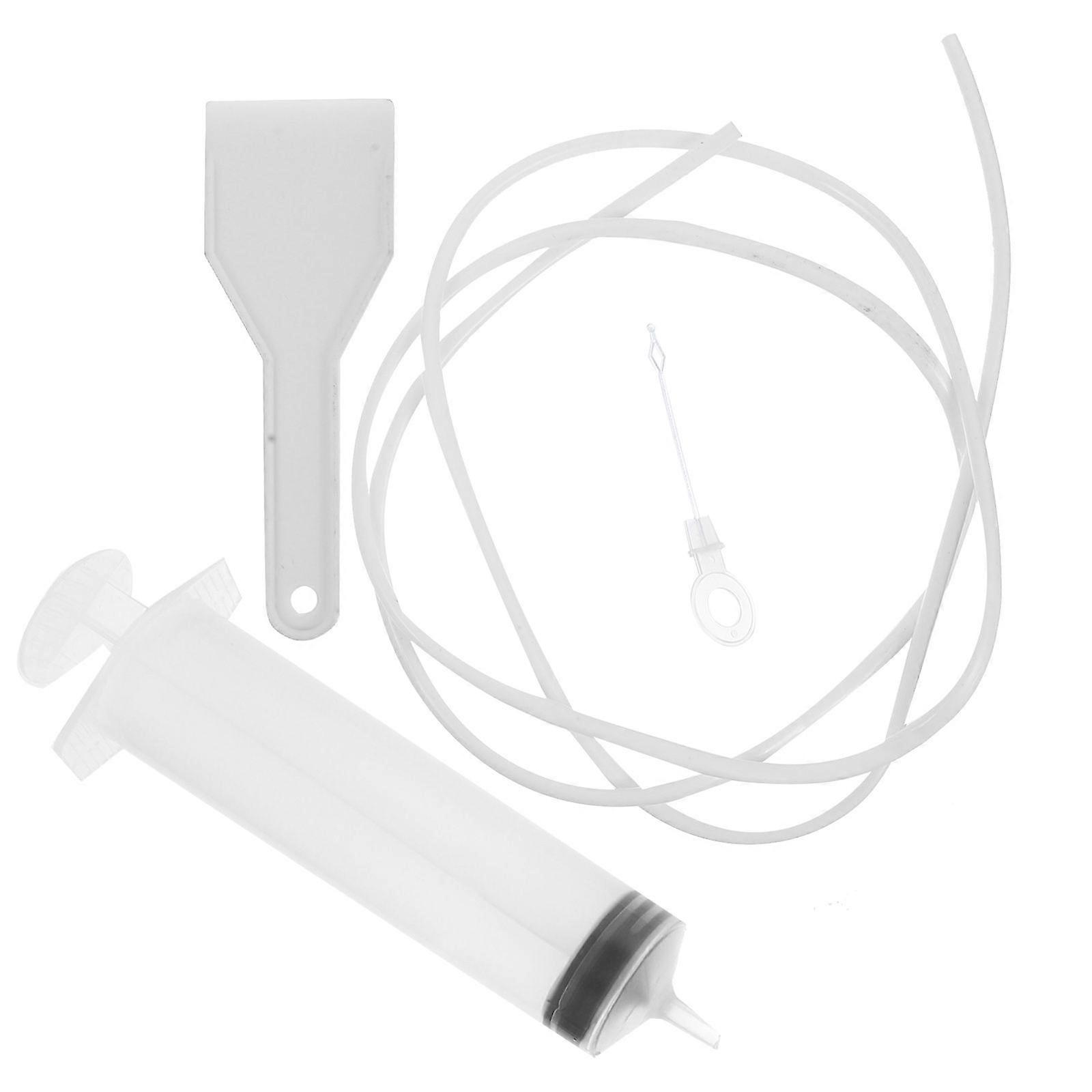 4pcs Cleaning Tool Kit Refrigerator Drain Hole Remover Cleaning Tool Set (Brush is Not Included)