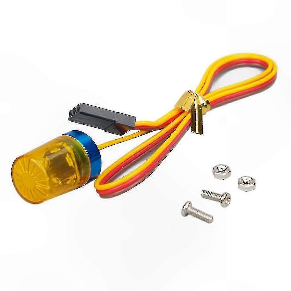 Rotating LED Light for RC Vehicles 1:10 Scale Tractor and Engineering Trucks