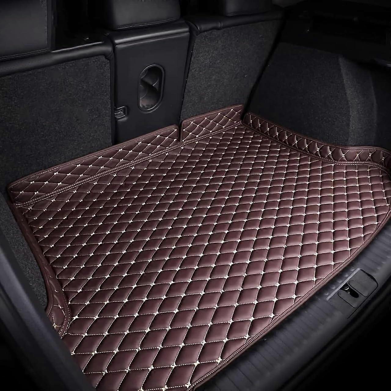 Car Leather Boot Mats for Mercedes Benz CLA C117 20142018, Boot Liner, NonSlip, ScratchResistant