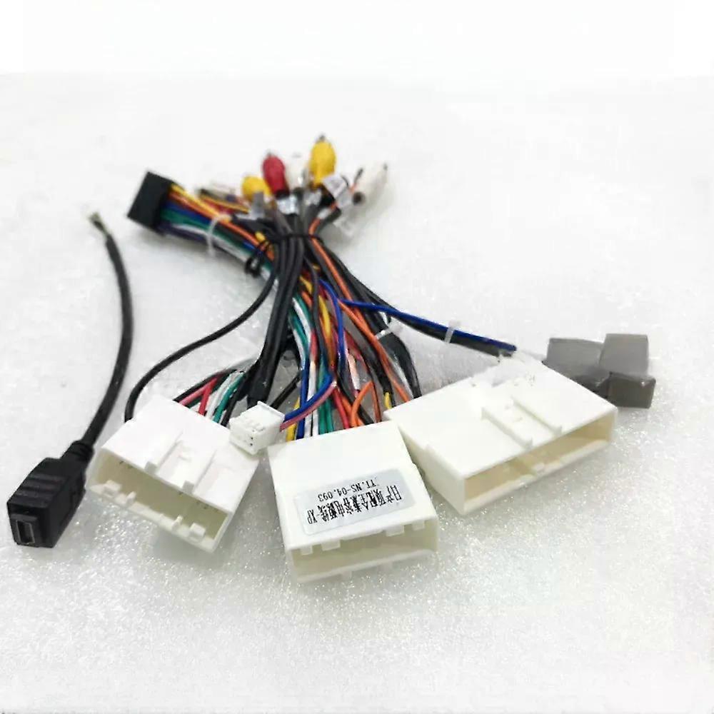 Car Radio Canbus Box Decoder NS-SS-04A For All Nissan Radio Car 2 Din Android (High Version) Wiring Harness Power Cable
