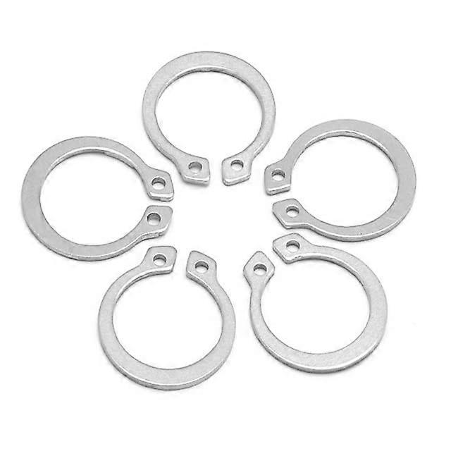 M3 to M40GB894 Black 65mn Manganese C Type External Retaining Ring Washer 50pcs for Shaft M7 Applications