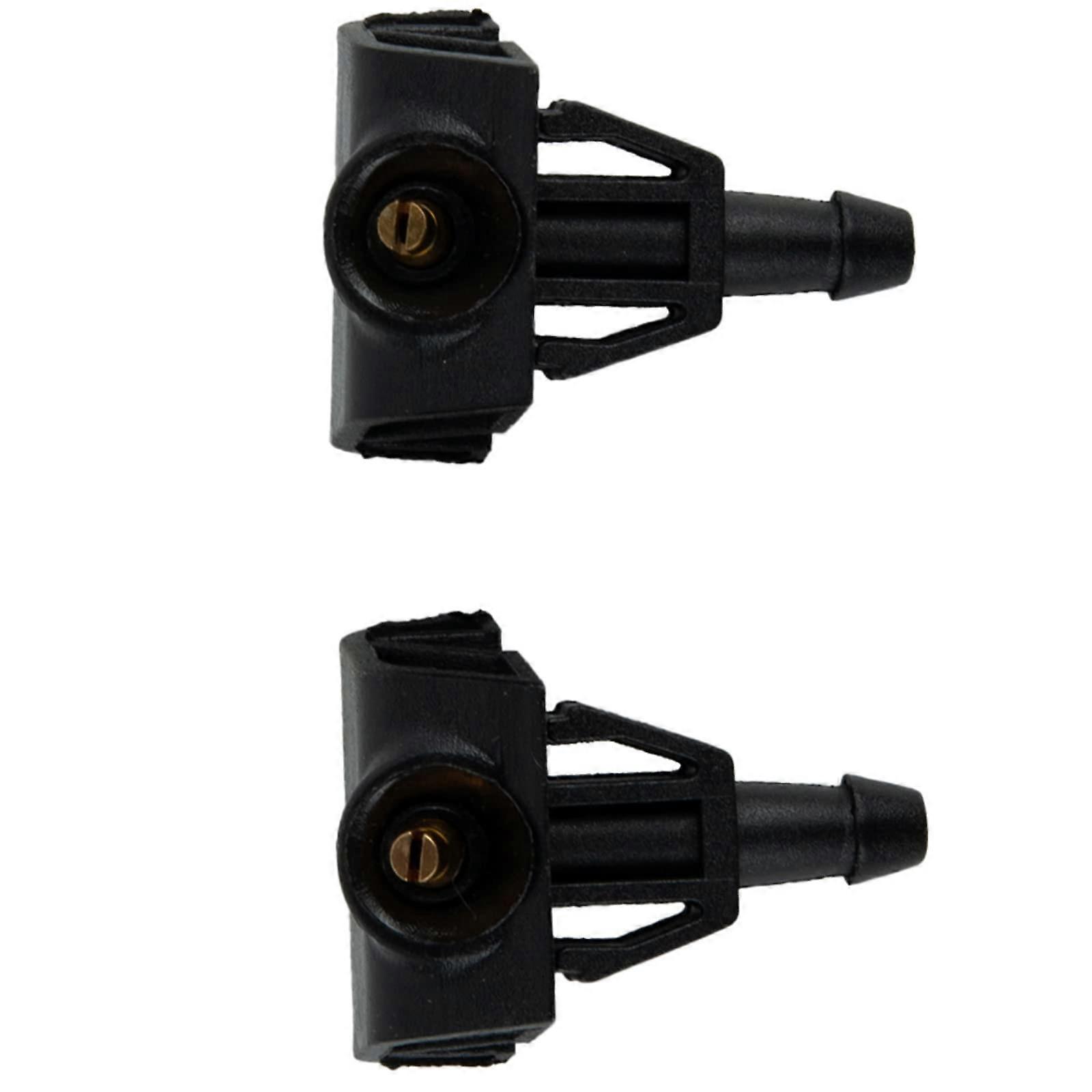 Car Front Windshield Wiper Nozzle Sprayer Kit Compatible with Nissan TIIDA 2004-2014, Durable Plastic, Easy Install