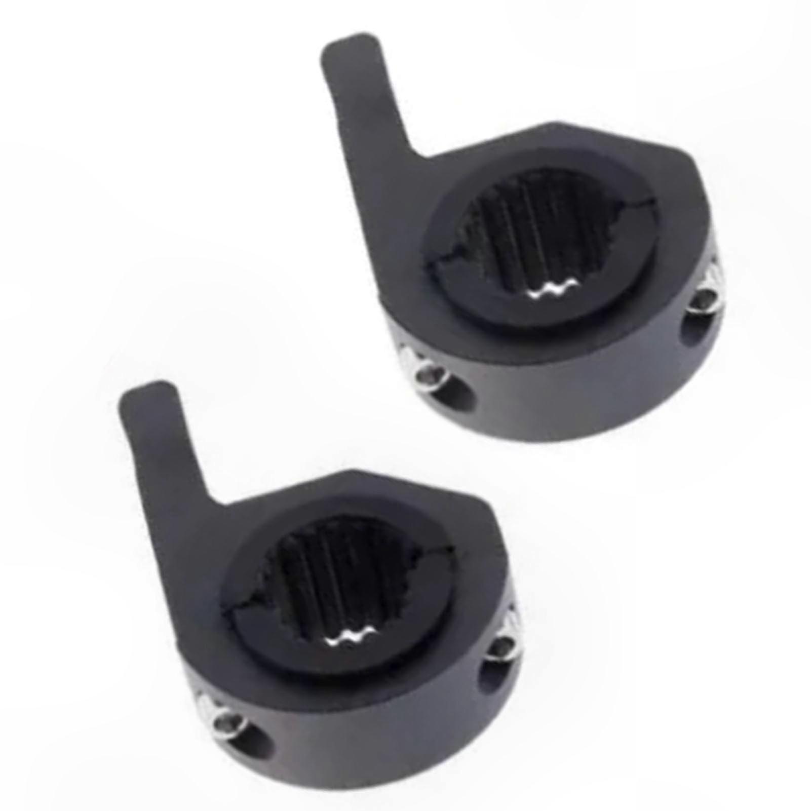 2-Pack 30mm Handlebar Clamps for Motorcycle Light Bars Spotlight Fog Lamp Mounting Brackets