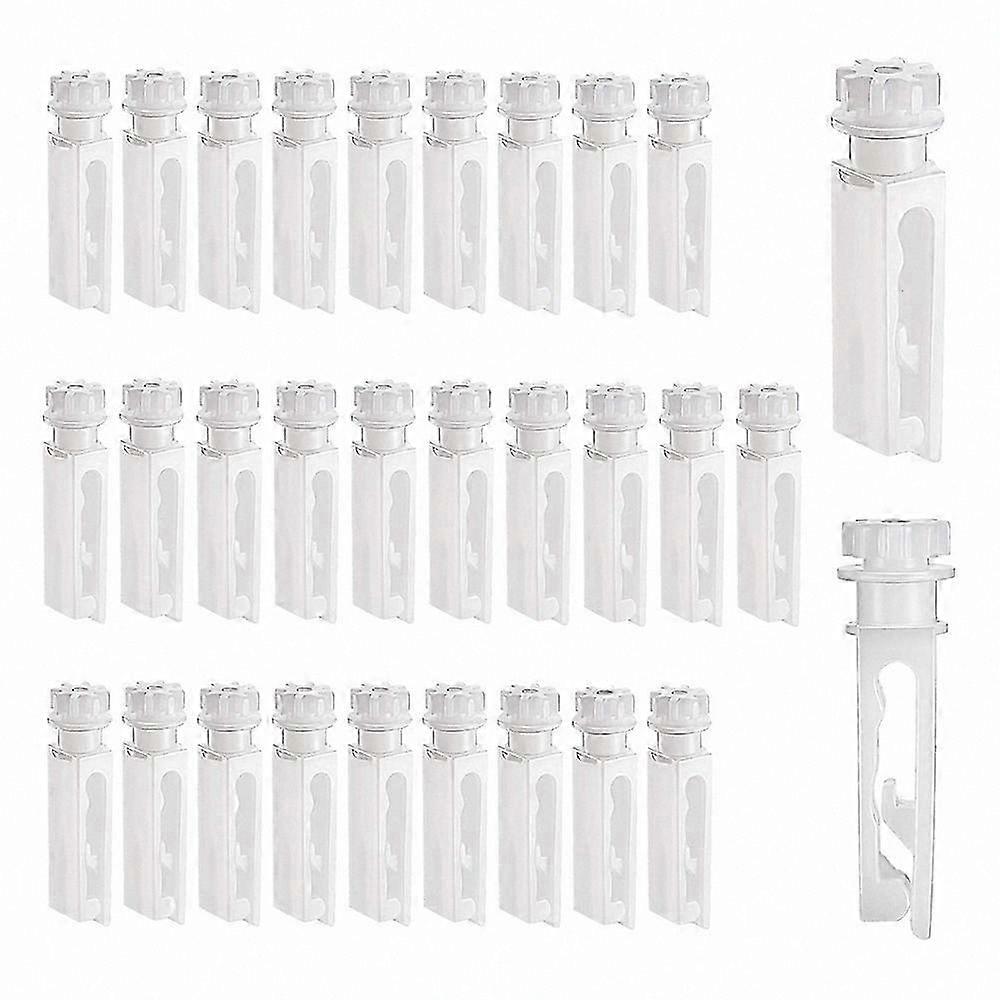 30-Pack White Vertical Blind Stems for Window Blinds Replacement Parts