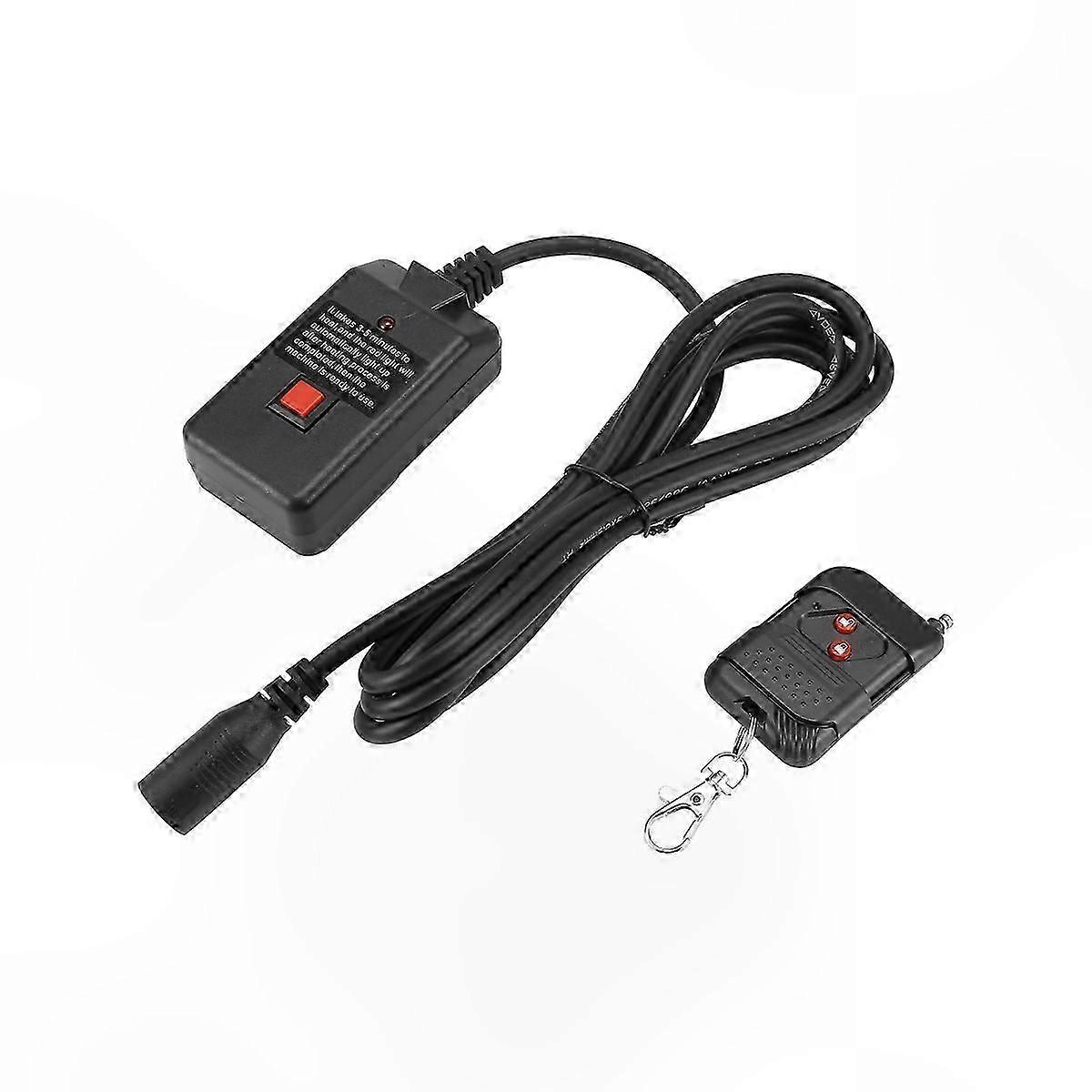 Wireless Remote Receiver for Fog Machine, 3-Pin Portable Stage DJ Accessory, AC 90-240V-Compatible