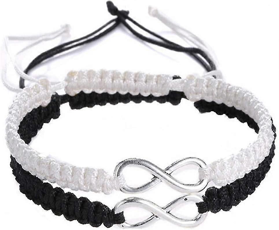 Handmade Braided Couple Cuff Links - 2pcs Gift for Lovers