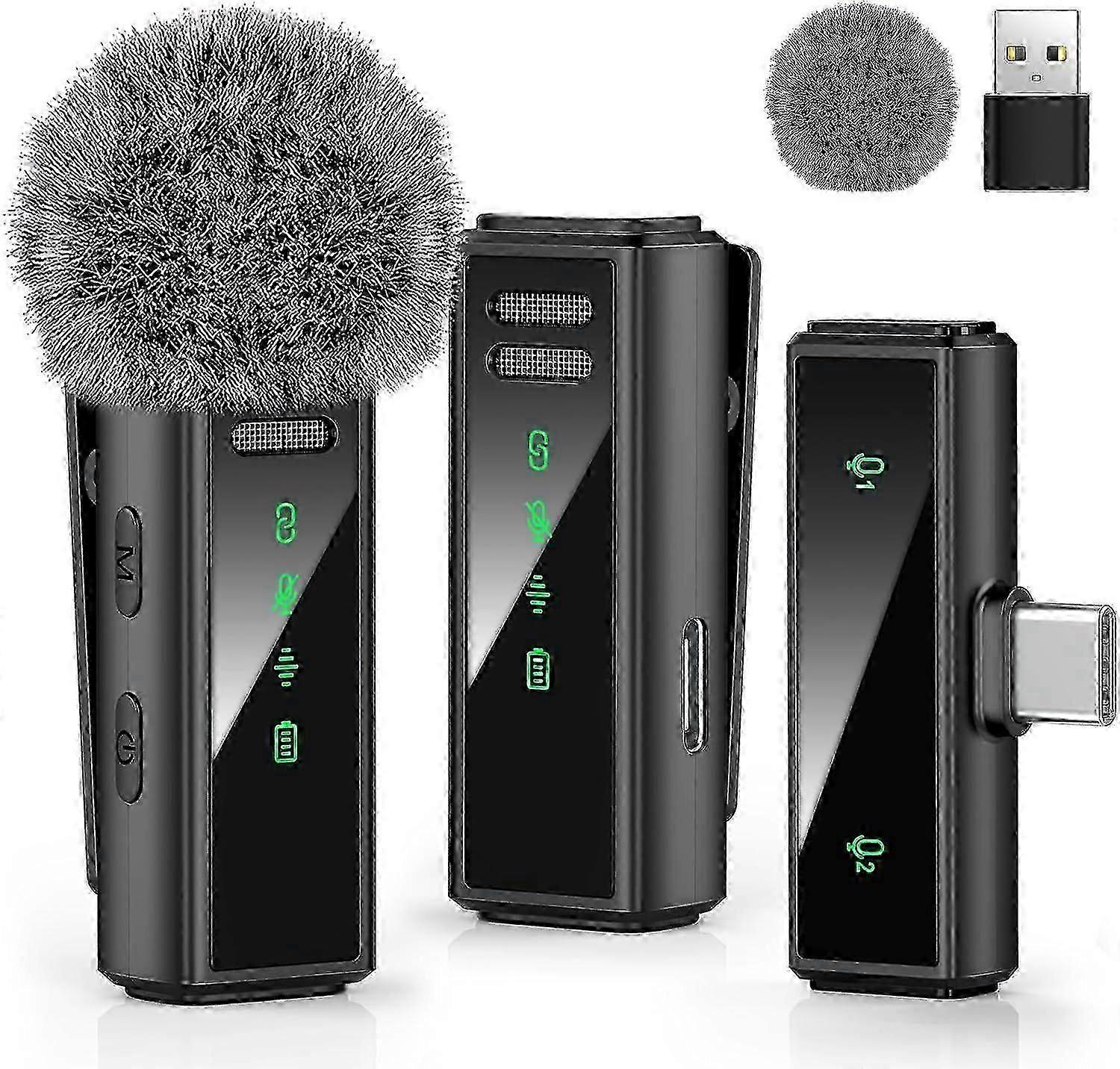 Compact USB-C Lavalier Microphone for Android Devices, Ideal for UK Content Creators and Vloggers