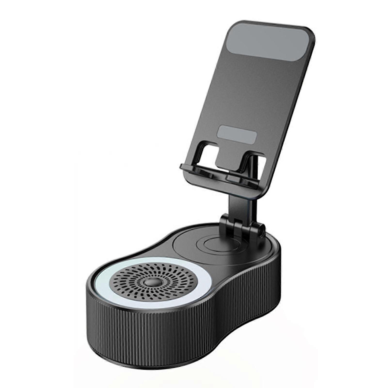 phone holder with wireless speaker and night light