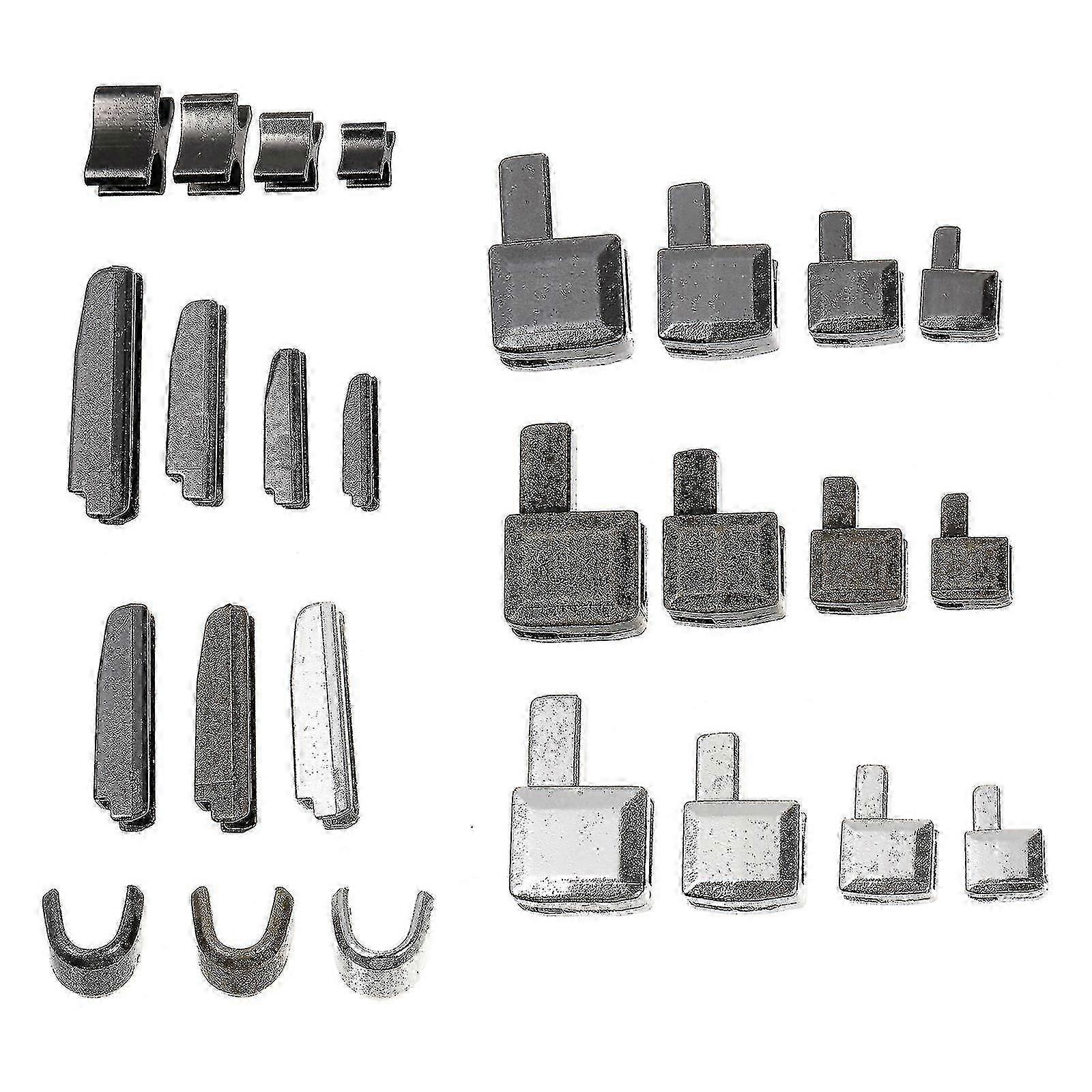 zipper repair kit with retainers and insertion pins