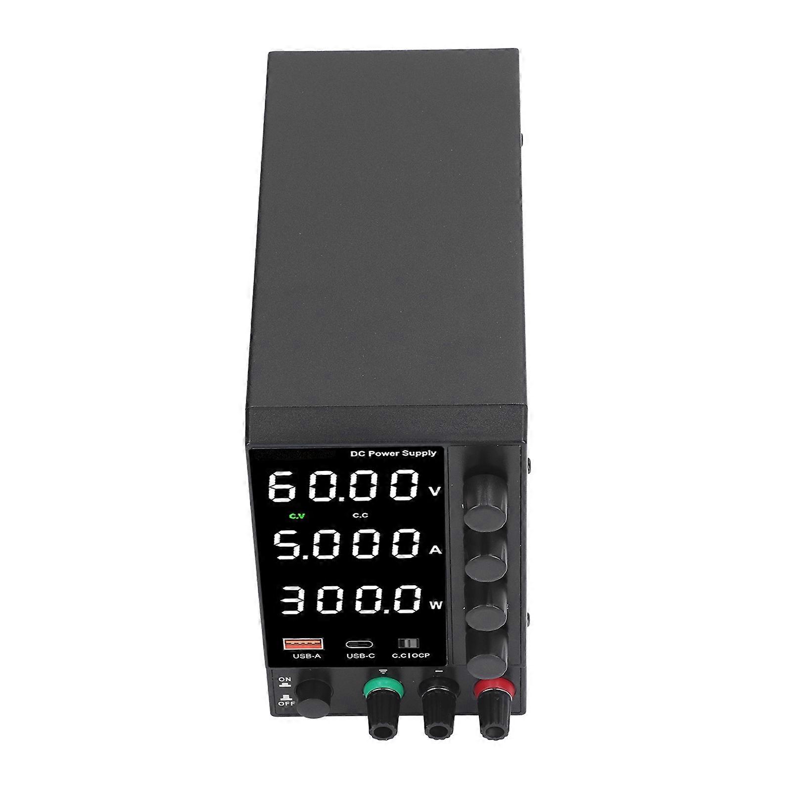 360W 0-3A DC Power Supply Adjustable Bench Regulated with Encoder