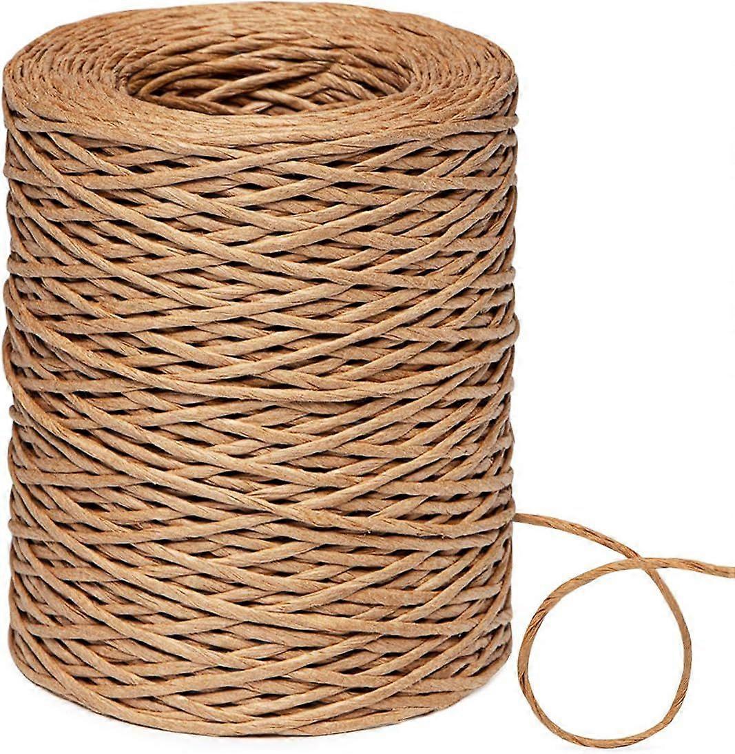 Paper Wire 200m Iron Paper Rattail Natural Wire Paper Macrame Rope betterlife,