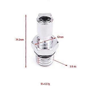 2pcs Scuba Diving Adapter High-Pressure Air Hose Coupler Diving Gear Connector 8/3-16 Thread Quick Disconnect Adapter For Safe Underwater Inflation