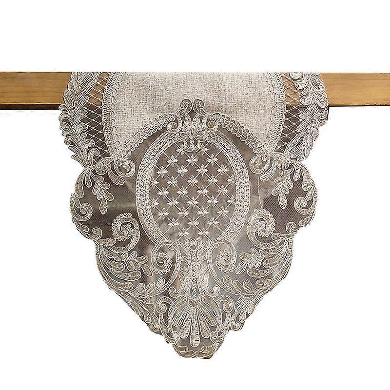 Super Luxury Nordic Table Runner Table Flag Lace Decorative Dining Tablecloth Runner|Table Runners