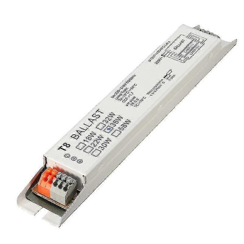Dual 18W ballast for T8 fluorescent lights - wide voltage electronic lamp