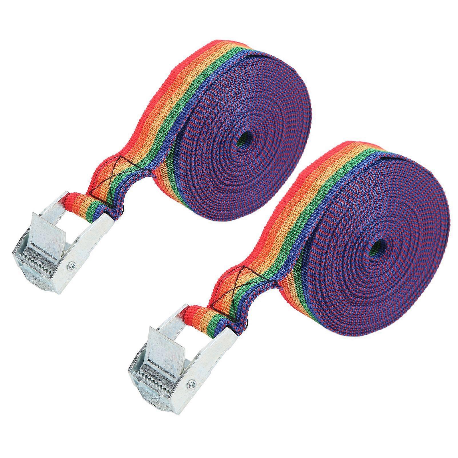 Lashing Strap Adjustable Zinc Iron Buckle Ratchet Tie Down Strap with Quick Release Cam
