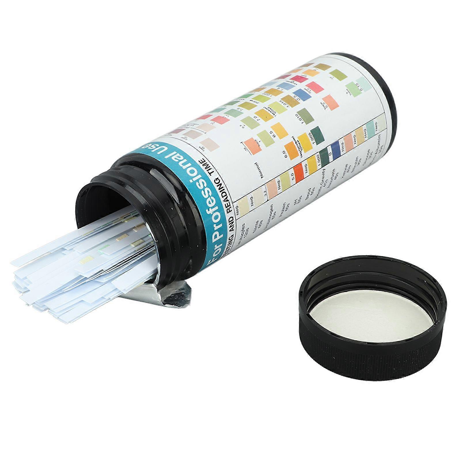 100pcs Urine Test Strips Rapid Diagnostic Urine Test Strips Portable 12 Tests Glucose Test Strips for Home Hospital Laboratory