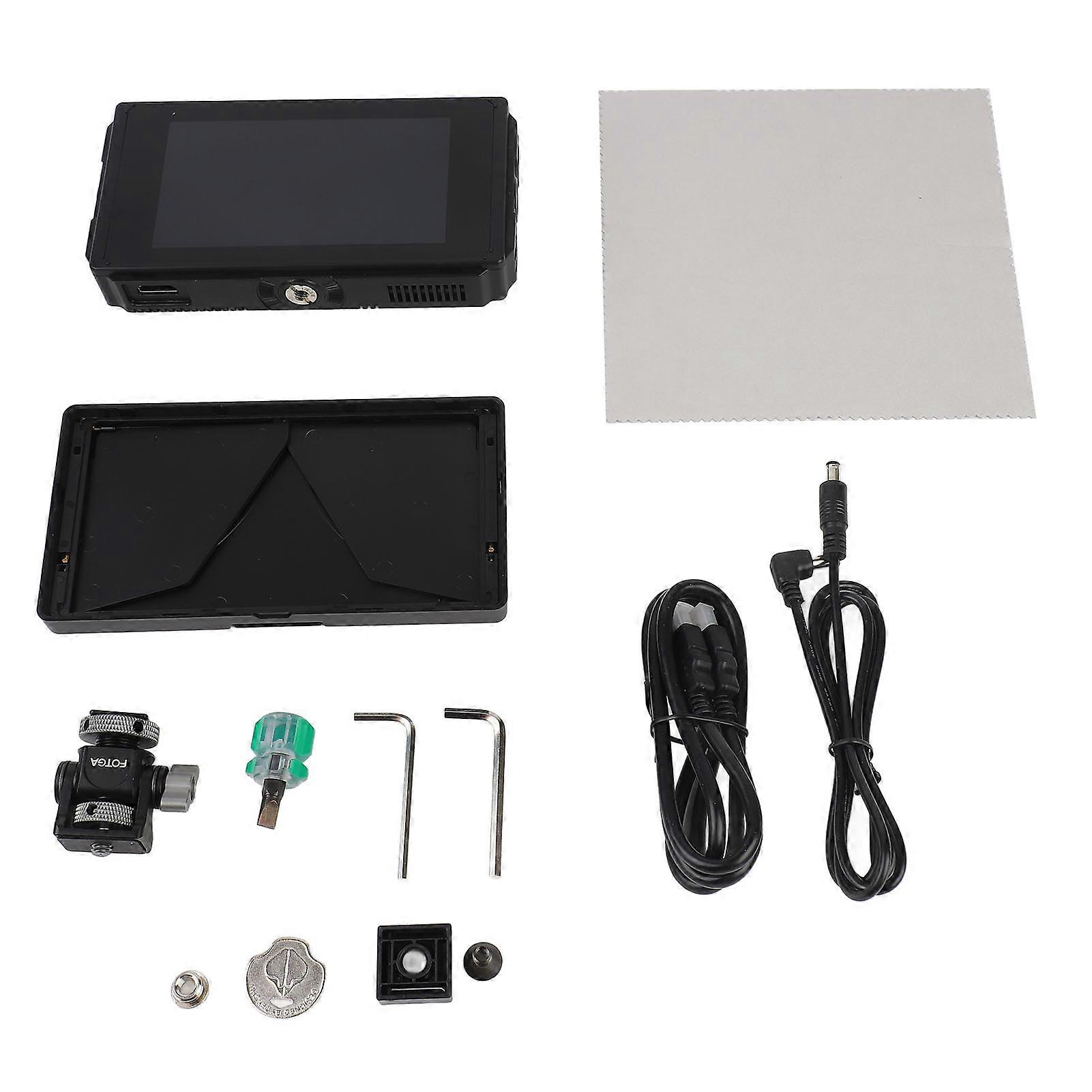 Moniteur de champ de caméra à écran tactile d'interface multimédia HD FOTGA E50 2500 nit 4K HD Interface multimédia Moniteur d'entrée et de sortie