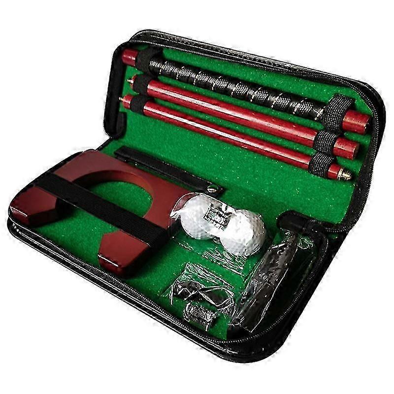 Mini golf putter set for practice with 3-in-1 detachable design