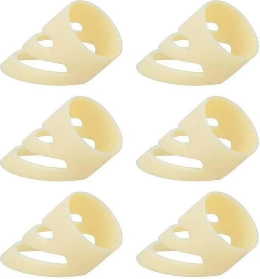 6 Pack Guitar Picks Finger Picks Thumb Picks for Steel String Guitars and Classical Guitars (Size L16mm)
