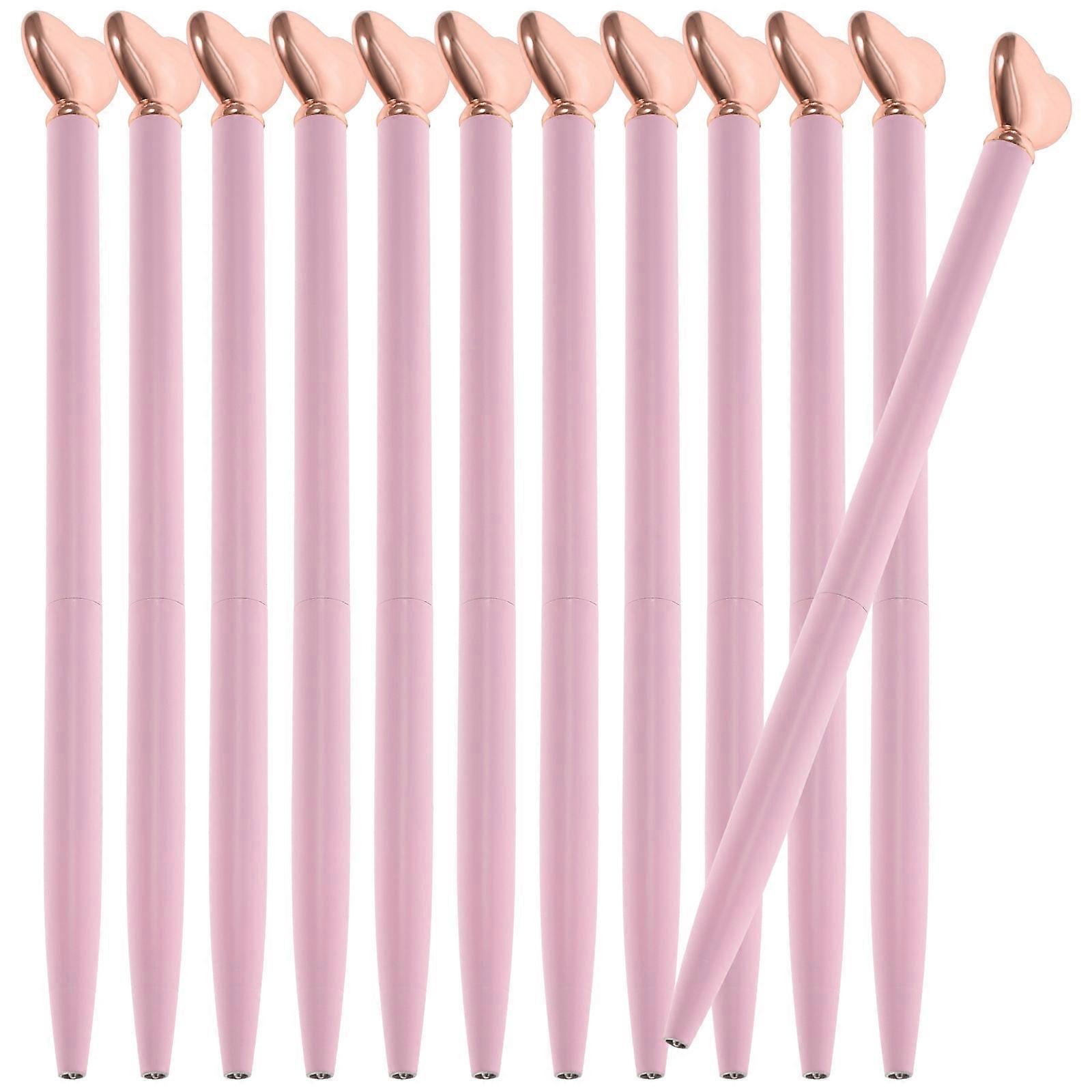 36Pcs Pink Ballpoint Pen Multi-Function Writing Pen for Business Use