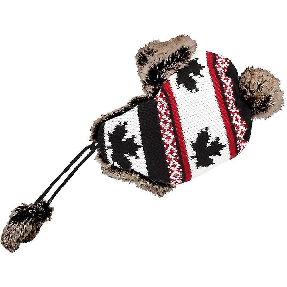 Knitting Wool Hat Winter Windproof Hat for Ear Warmer 3Pcs Set