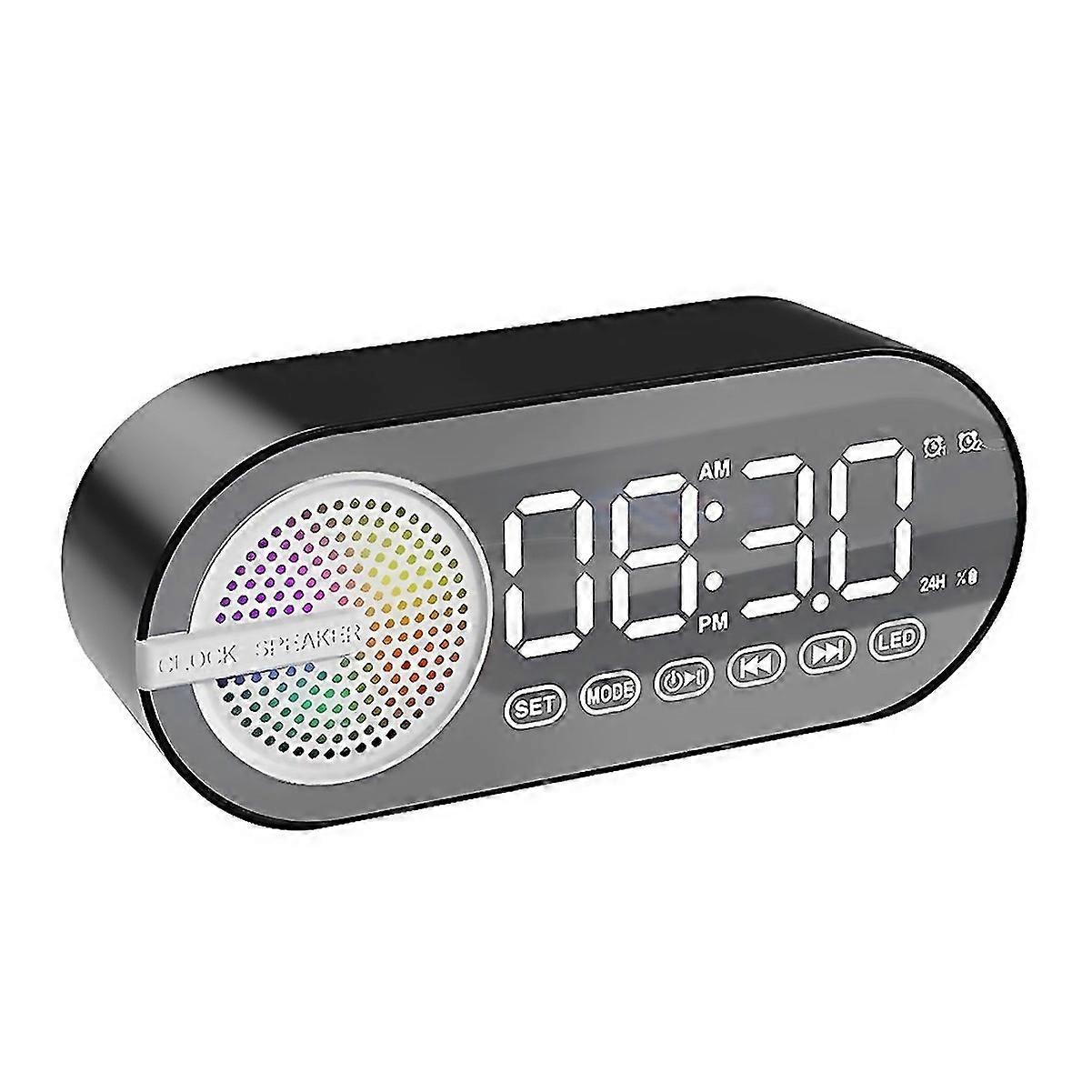 For Quiet Wireless Bluetooth Speaker Alarm Clock