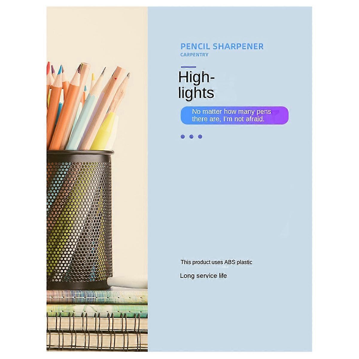 Carpenter'S Pencil Sharpener Red Single Hole Pencil Sharpener