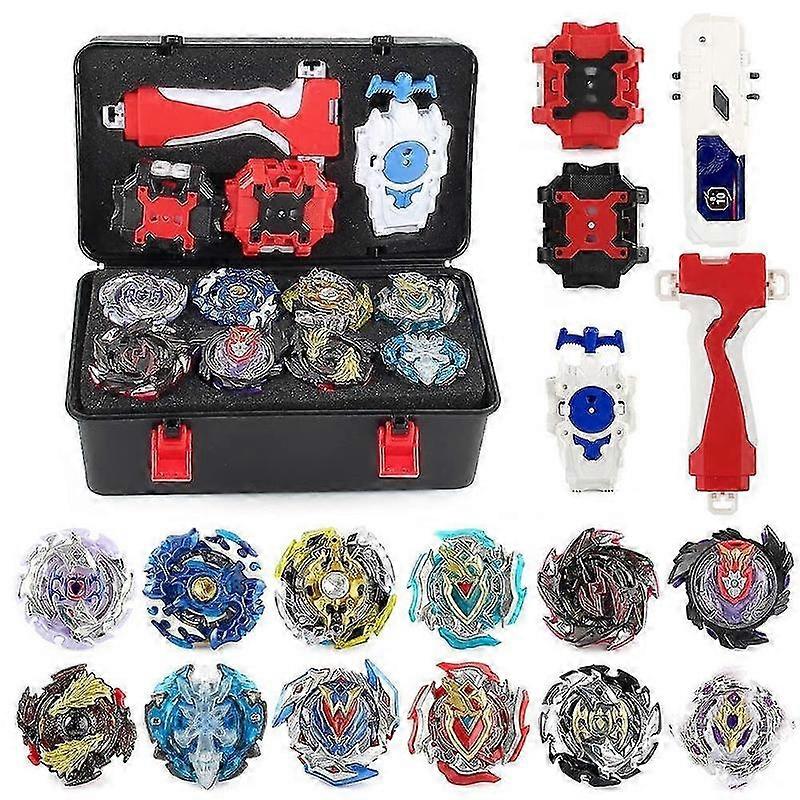 Battling Top Burst Launcher Set with 12 Gyros and Storage Case for Combat Game