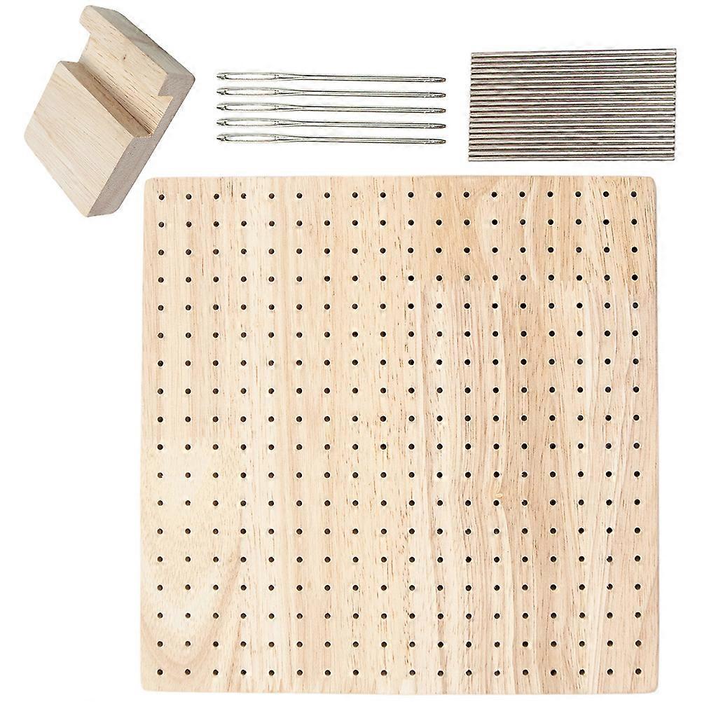 Crochet Blocking Board Wooden Board for Knitting 2Sets of Squares