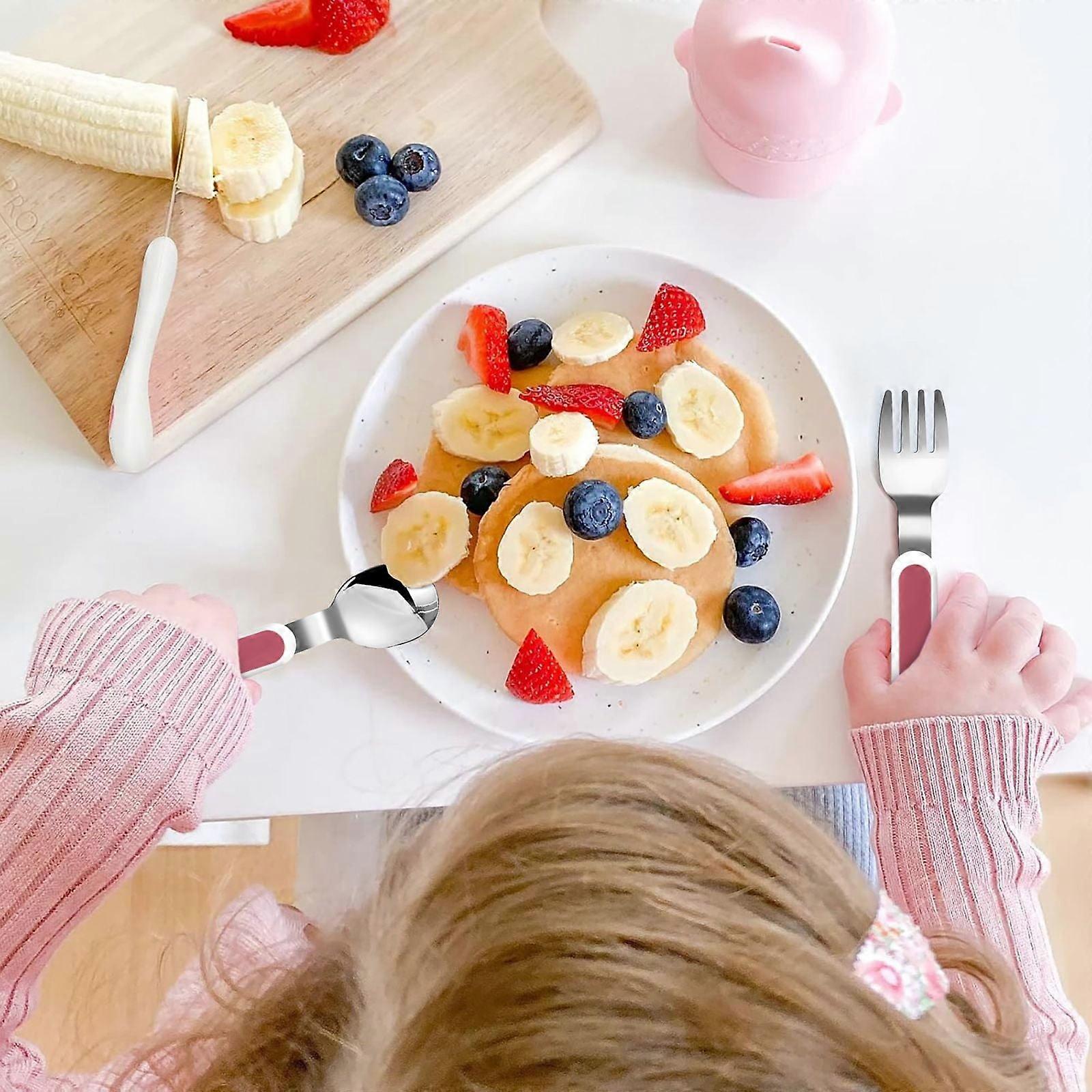 Texans Team Kids Knife Fork Spoon Set, Compatible with Various Occasions like Christmas, Halloween, Family Gatherings