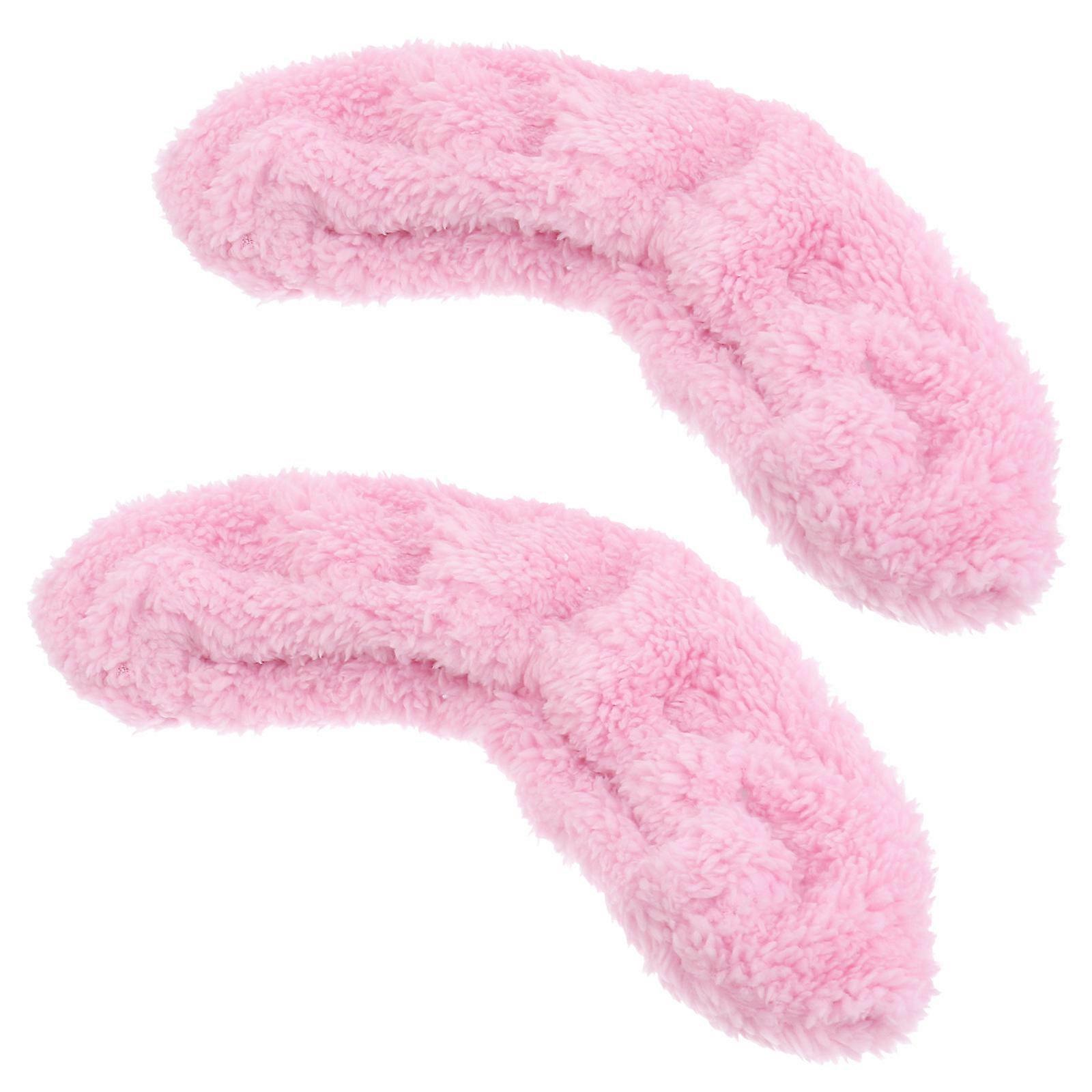 Pink Plush Skating Cover for Skate Protection Elastic Hockey Cover